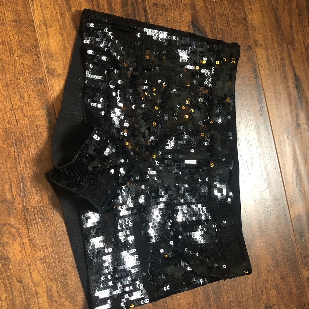Express sparkly shorts